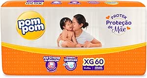 fralda-pom-pom-protek-protecao-de-mae-hiper-xg-60-unidades - Imagem