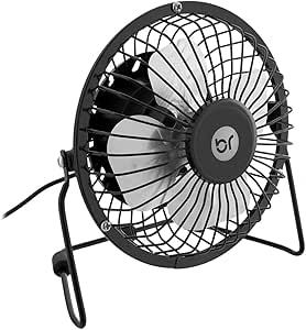 Ventilador De Mesa Com Alimentação Usb, Silencioso E Leve - Bright