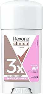 Rexona Clinical Antitranspirante Creme Classic 58g