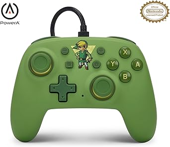 powera-enhanced-wired-controller-for-nintendo-switch-pikachu-arcade-nintendo-switch-lite-gamepad-game-controller-wired-controller-officially-licensed-nintendo-switch - Imagem