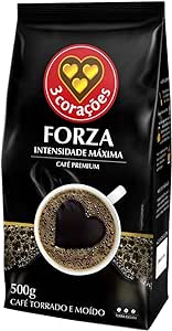 3-coracoes-cafe-torrado-e-moido-premium-forza-intensidade-maxima-500g - Imagem