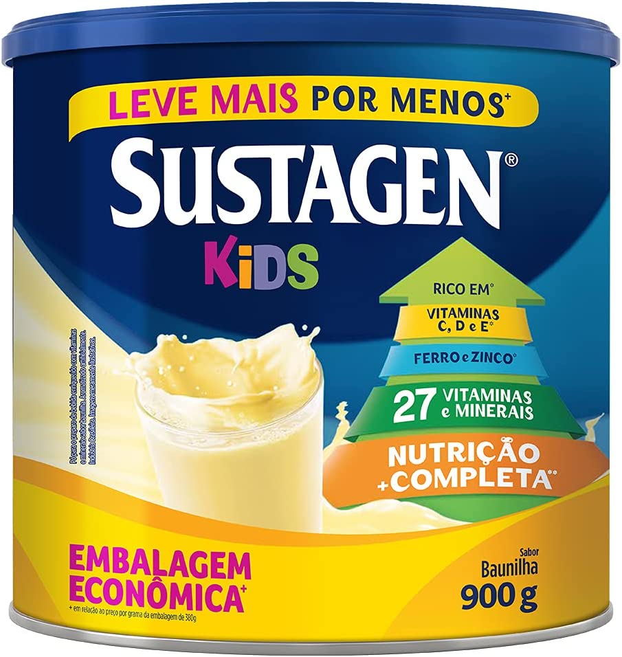 complemento-alimentar-sustagen-kids-sabor-baunilha-lata-900g-sustagen-kids - Imagem