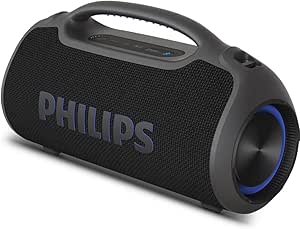 Caixa De Som Philips Boombeat 200w Ip66 Bluetooth Power Bank Cor Preto