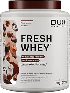 fresh-whey-protein-chocolate-e-avela-450g-20g-de-proteinas-por-porcao-suplementos-naturais-suplementacao-treino-academia-ganho-muscular-hipertrofia-dux-human-health - Imagem