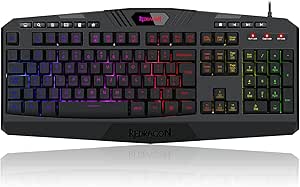 teclado-membrana-gamer-harpe-2-rgb-preto - Imagem