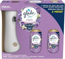 Glade Aromatizador de Ambiente Automático Lavanda e Baunilha Aparelho Refil