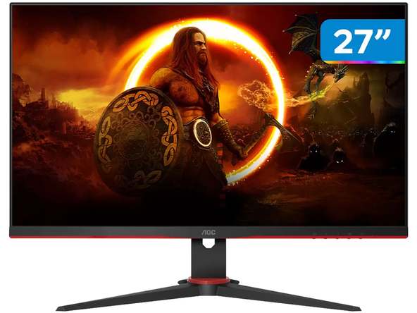 monitor-gamer-aoc27g2e1-27-full-hd-ips-100hz-1ms-hdmi-displayport - Imagem