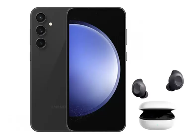 samsung-galaxy-s23-fe-5g-smartphone-android-256gb-grafite-galaxy-buds-fe-sem-fio-grafite - Imagem