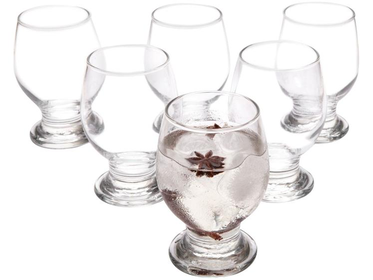 jogo-de-tacas-para-agua-e-suco-de-vidro-250ml-6-pecas-nadir-paulista - Imagem