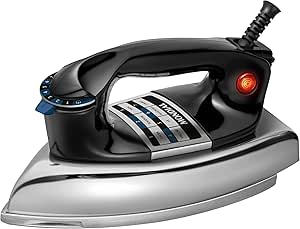 Ferro a Seco, Mondial, Preto/Cromado, 1250W, 110V - FS-01-BI