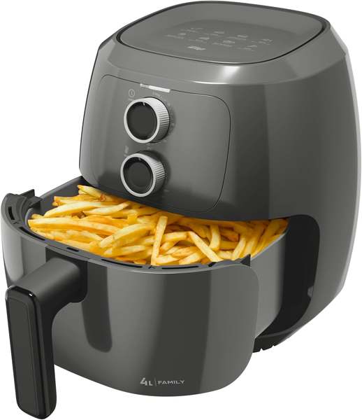 wap-fritadeira-eletrica-sem-oleo-air-fryer-cinza-4-litros-potencia-de-1500w-e-revestimento-antiaderente-127v - Imagem