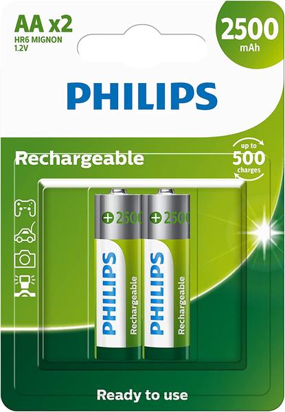 pilha-philips-recarregavel-aa-12v-2500mah-com-2-unidades-r6b2rtu2559 - Imagem