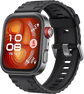 Smartwatch, HUAWEI WATCH FIT 4 Pro, Esportes ao Ar Livre de Nível Profissional, Vidro de Safira e Titânio, Mapa de Campos de Golfe, Compatível com iOS e Android, Preto