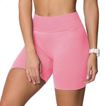 short-academia-feminino-poliamida-selene-zero-transparencia-hhtw - Imagem