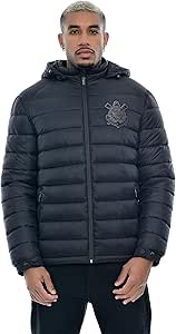 Imagem do produto Jaqueta Corinthians Puffer Capuz Removivel, Masculino na loja Amazon