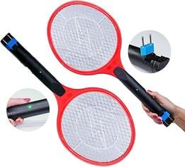 kit-2-raquete-eletrica-mata-mosquitos-e-insetos-recarregavel-3-camadas-de-protecao-bivolt-uso-interno-e-externo-marca-varenzia - Imagem