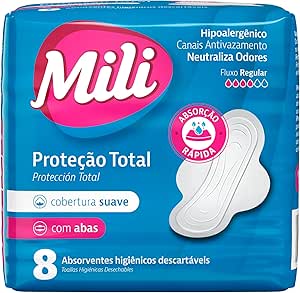zkmagic-absorvente-mili-protecao-total-suave-cabas-8-unidades - Imagem