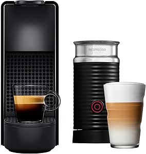 nespresso-combo-essenza-mini-preta-aeroccino-110v - Imagem