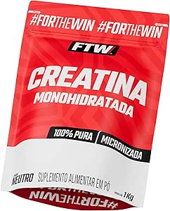Imagem do produto FTW Creatina Monohidratada 100% Pura - Explosão De Energia, Força E Resistência - Absorção Rápida Para Ganho De Massa E Performance - Refil 1kg na loja Amazon