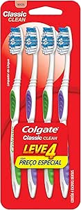 escova-dental-colgate-classic-clean-macia-4-unidades-cores-sortidas - Imagem