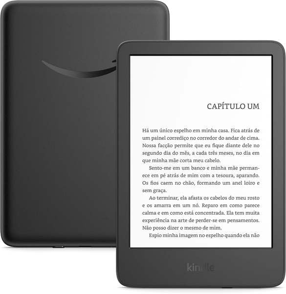 novo-kindle-16-gb-modelo-2024-leve-e-compacto-com-tela-antirreflexo-trocas-de-pagina-mais-rapidas-luz-frontal-ajustavel-e-bateria-de-longa-duracao-cor-preta - Imagem