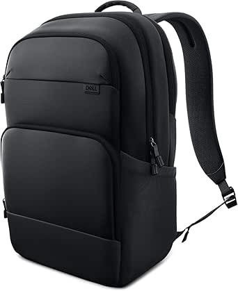Mochila Dell Pro 14-16 Plus EcoLoop, Para notebooks de até 16", Materiais Reciclados, Capacidade de 23L, Fundo Impermeável, Profissional, Preto - CP5626