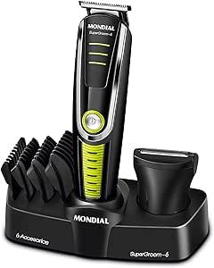 aparador-de-pelos-mondial-super-groom-06-pretoverde-bivolt-bg-04 - Imagem