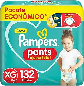 pampers-ajuste-total-fralda-xg-132-unidades - Imagem