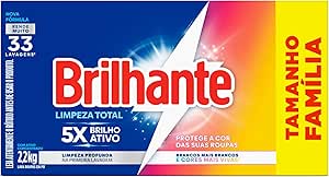 Brilhante Limpeza Total - Sabão Em Pó 2,2Kg