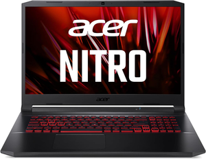 notebook-gamer-acer-nitro-5-an517-54-765v-intel-core-i7-11a-ger-16gb-ram-512gb-ssd-nvidia-rtx-3050-173-led-fhd-ips-144hz-linux-gutta-preto-com-vermelho - Imagem