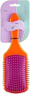 lanossi-beauty-care-escova-de-cabelo-raquete-quadrada-color-cores-sortidas-verderoxa-ou-rosa - Imagem