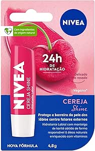 NIVEA Hidratante Labial Cereja Shine 4,...