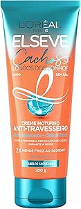 Elséve Creme Noturno Anti-travesseiro Elseve Cachos Longos Dos Sonhos 200ml