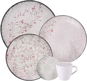 Aparelho de Jantar Tramontina Floralis Porcelana 20 peças