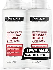 Neutrogena Hidratante Corporal Body Care Intensive Hidrata&Repara, Kit com 2 Unidades de 400ml