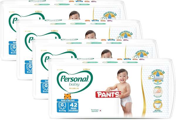fralda-personal-baby-premium-pants-g-4-pacotes-c42-fraldas - Imagem