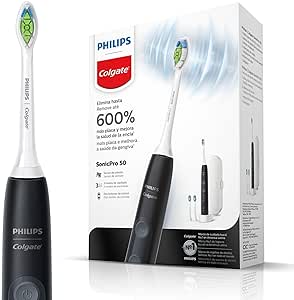 colgate-escova-de-dente-eletrica-philips-sonicpro-50-recarregavel-bivolt-com-2-refis-e-estojo-de-viagem - Imagem