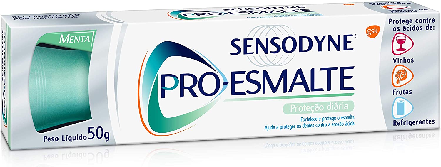 sensodyne-pro-esmalte-creme-dental-para-dentes-sensiveis-essencia-de-menta-50g - Imagem