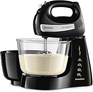 batedeira-bella-massa-mondial-vermelhoinox-500w-220v-b-29-np - Imagem