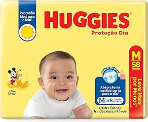 huggies-fralda-protecao-dia-tam-m-58-fraldas - Imagem