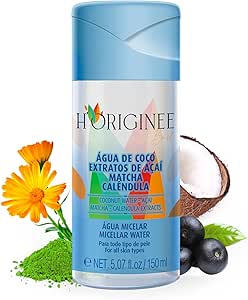 agua-micelar-vegana-limpa-demaquila-hidrata-nutri-nao-testado-em-animais-horiginee-brasil-150ml - Imagem