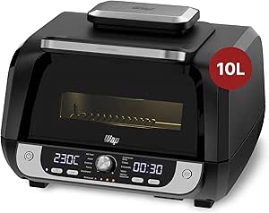 wap-fritadeira-eletrica-air-fryer-barbecue-digital-12-em-1-10-litros-4-niveis-de-temperatura-antiaderente-1800w-127v - Imagem