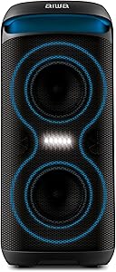 caixa-de-som-partybox-aiwa-pb-08-bluetooth-8h-rgb-usb-tws-preto - Imagem