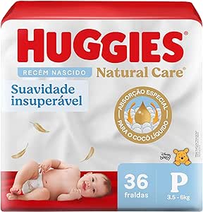 Huggies Fralda Premium Natural Care P 36 Un