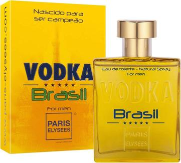 Perfume Vodka Brasil Amarelo 100ml Paris Elysses