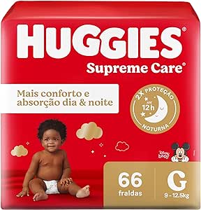 Huggies Fralda Supreme Care G 66 Un