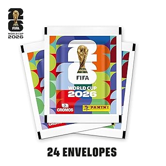 Kit Com 24 Envelopes (168 Cromos) - Copa Do Mundo Fifa 2026 Copa Do Mundo 2026
