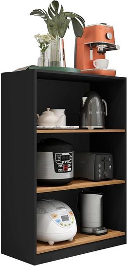 Prateleira Organizadora para Cozinha e Utensílios Domésticos Start (Preto)