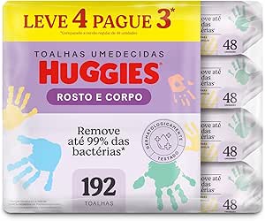 lencos-umedecidos-huggies-one-done-leve-4-pague-3-192-unidades-huggies-verde-pacote-de-4 - Imagem