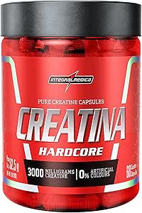 Imagem do produto Integralmedica Creatina Hardcore 60 Cápsulas Pura Monohidratada na loja Amazon